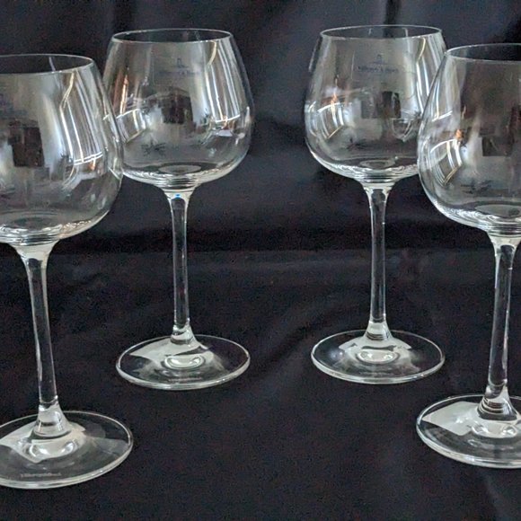 Set 8 NIB Villeroy Boch Purismo Rounded 4 White Wine + 4 Red Wine Glass Value - Picture 5 of 11